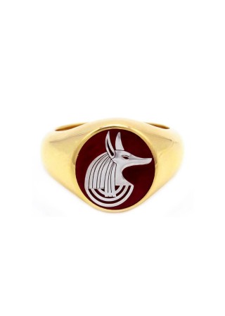 Anubis Signet Ring